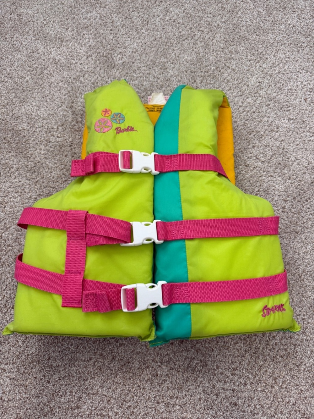 Y2K Vintage Barbie 2004 Kid's Swim Vest